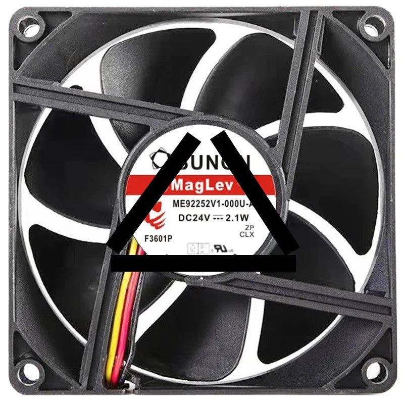 Sunon ME92252V1-000U-A99 24V 2.1W 2 / 3 Wires Cooling Fan