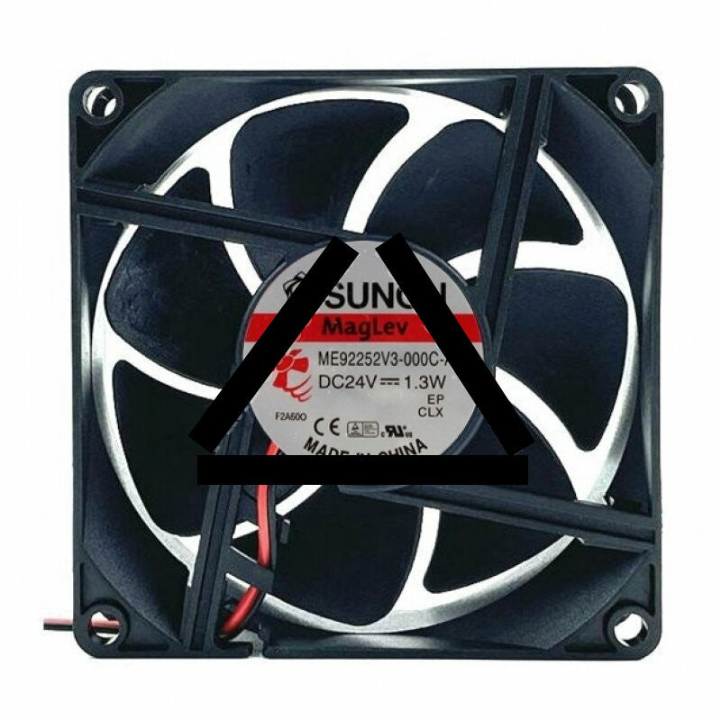 Sunon ME92252V3-000C-A99 DC 24V 1.3W 2 Wires Axial Cooling Fan