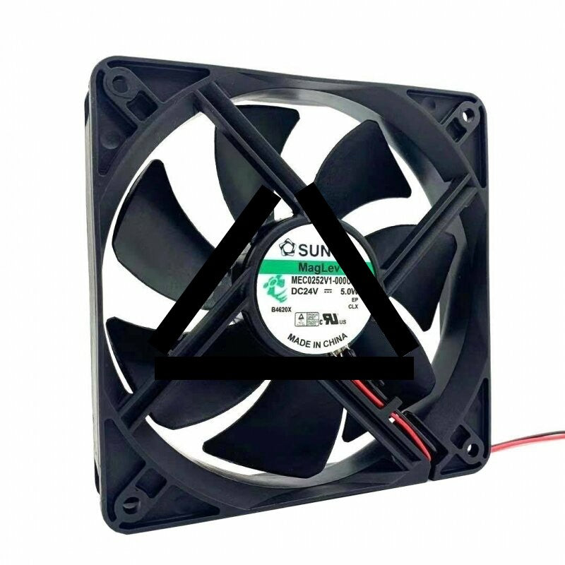 Sunon MEC0252V1-000U-A99 DC 24V 5.0W 2 Wires / 3 Wires Axial Cooling Fan
