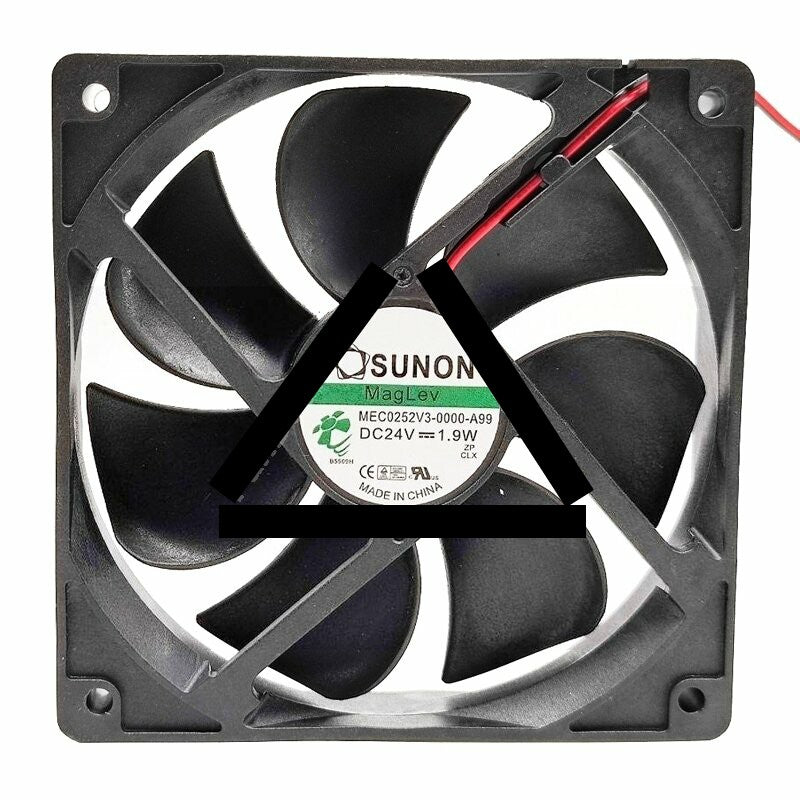 Sunon MEC0252V3-0000-A99 DC 24V 1.9W 2 Wires Axial Cooling Fan