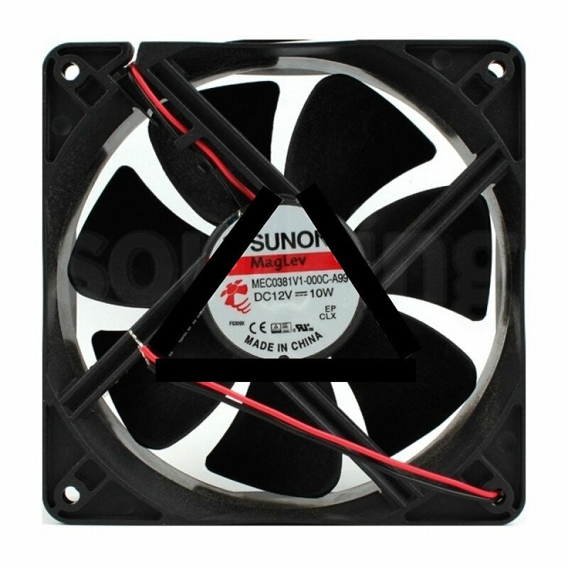 Sunon MEC0381V1-000C-A99 DC 12V 10W 2 Wires Axial Cooling Fan