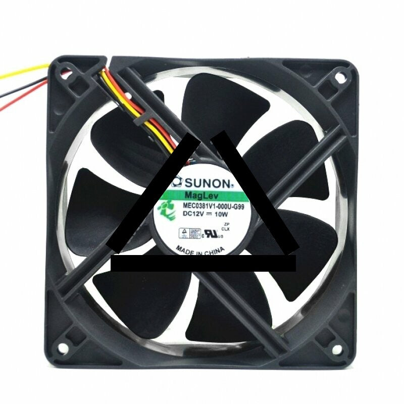 Sunon MEC0381V1-000U-G99 DC 12V 10W 2 Wires Axial Cooling Fan