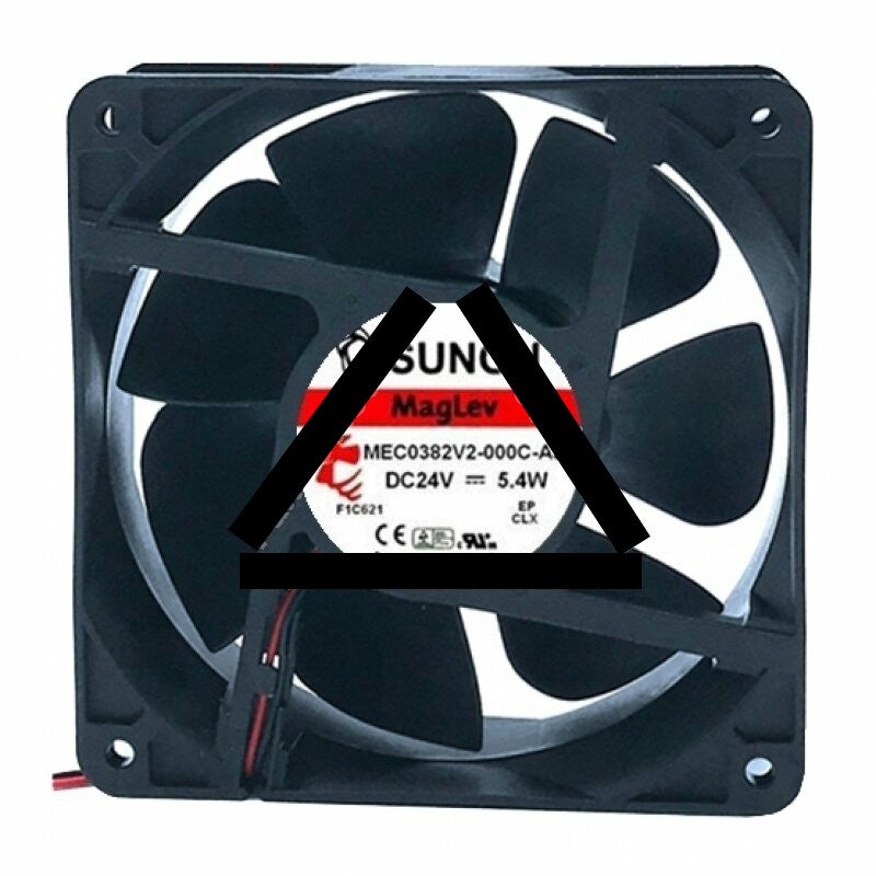 Sunon MEC0382V2-000C-A99 DC 24V 5.4W 2 Wires Axial Cooling Fan