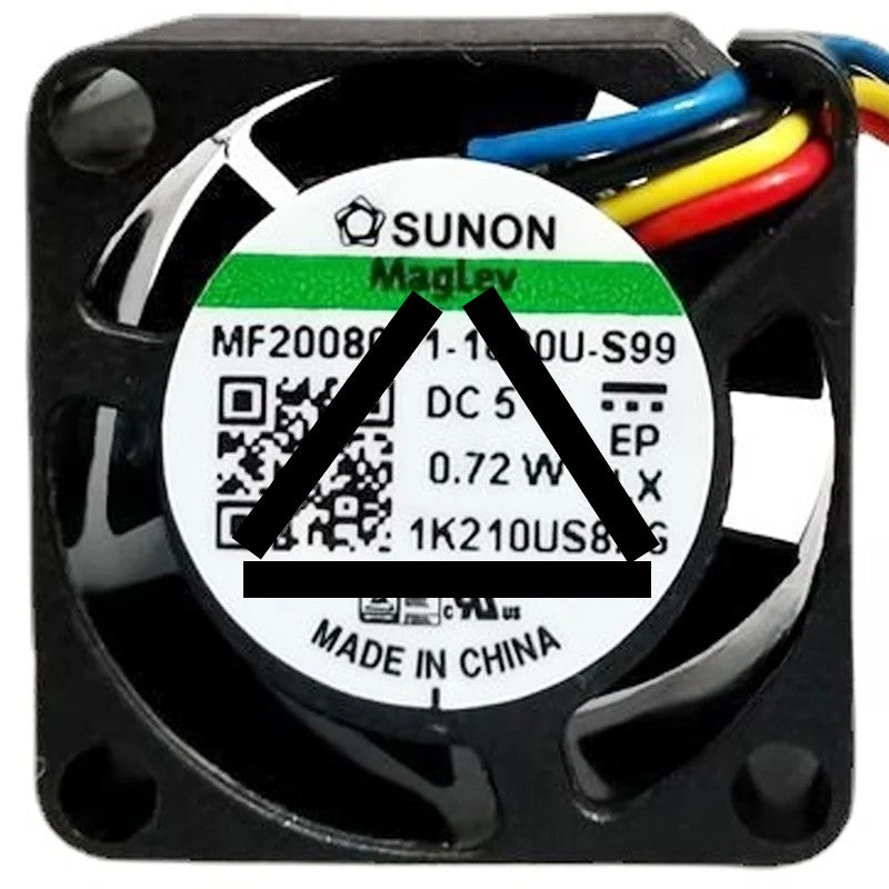 Sunon MF20080V1-1000U-S99 5V 0.72W 4 Wires Cooling Fan