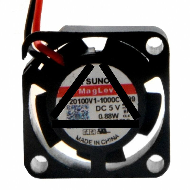 Sunon MF20100V1-1000C-A99 DC 5V 0.88W 2 Wires Axial Cooling Fan