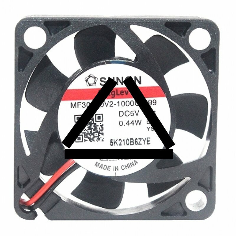 Sunon MF30060V2-1000C-A99 DC 5V 0.44W 2 Wires Axial Cooling Fan
