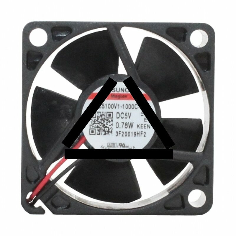 Sunon MF35100V1-1000C-A99 DC 5V 0.78W 2 Wires Axial Cooling Fan