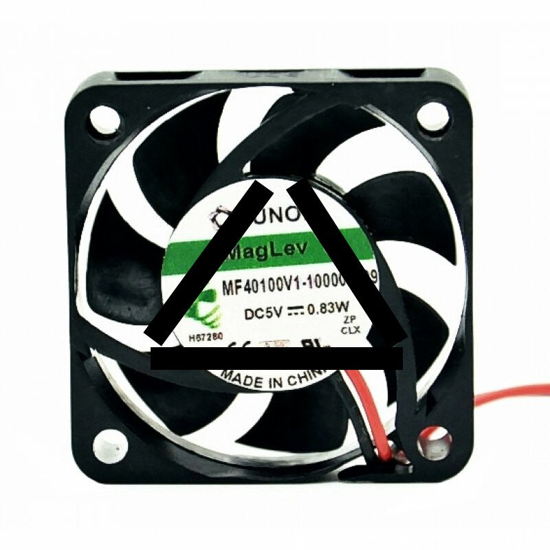 Sunon MF40100V1-10000-A99 DC 5V 0.83W 2 Wires Axial Cooling Fan