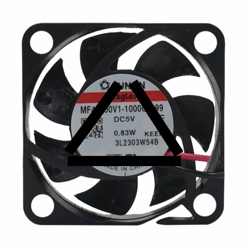 Sunon MF40100V1-1000C-A99 DC 5V 0.83W 2 Wires Axial Cooling Fan