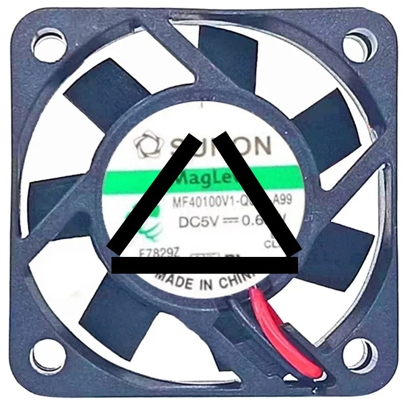 Sunon MF40100V1-Q020-A99 DC 5V 0.69W 2 Wires Maglev Cooling Fan