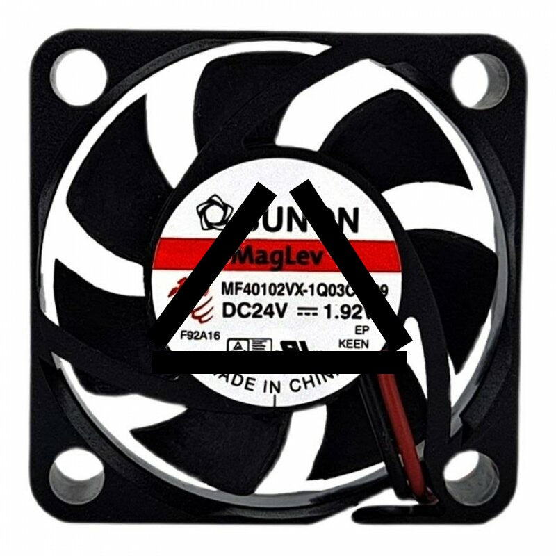 SUNON MF40102VX-1Q03C-A99 DC 24V 1.92W 2 Wires Axial Cooling Fan