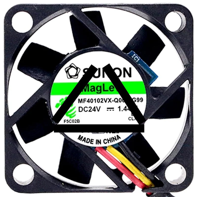 Sunon MF40102VX-Q00U-G99 DC 24V 1.44W 3 Wires Maglev Cooling Fan