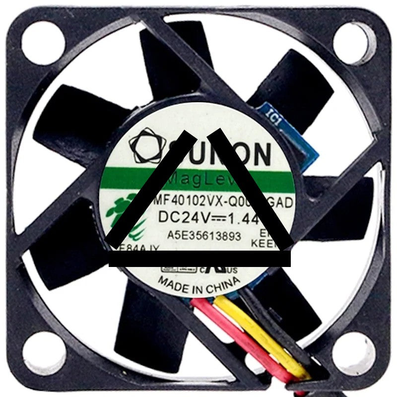 Sunon MF40102VX-Q00U-GAD DC 24V 1.44W 3 Wires Maglev Cooling Fan
