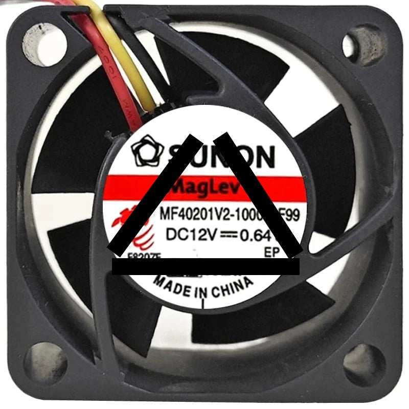 Sunon MF40201V2-1000C-F99 12V 0.64W 3 Wires Maglev Cooling Fan