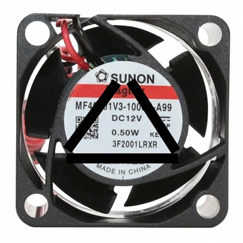 Sunon MF40201V3-1000C-A99 DC 12V 0.50W 2 Wires Axial Cooling Fan