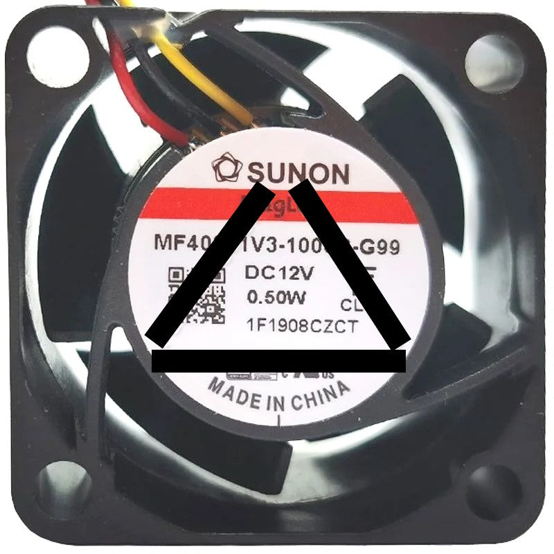 Sunon MF40201V3-1000C-G99 DC 12V 0.50W 3 Wires Axial Cooling Fan