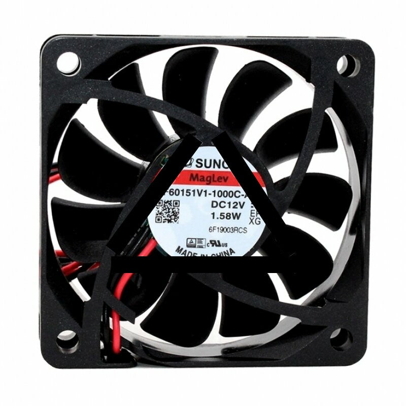 Sunon MF60151V1-1000C-A99 DC 12V 1.58W 2 Wires Axial Cooling Fan