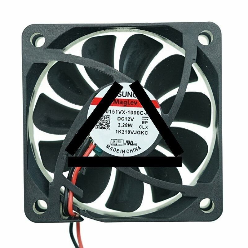 Sunon MF60151VX-1000C-A99 DC 12V 2.28W 2 Wires Axial Cooling Fan