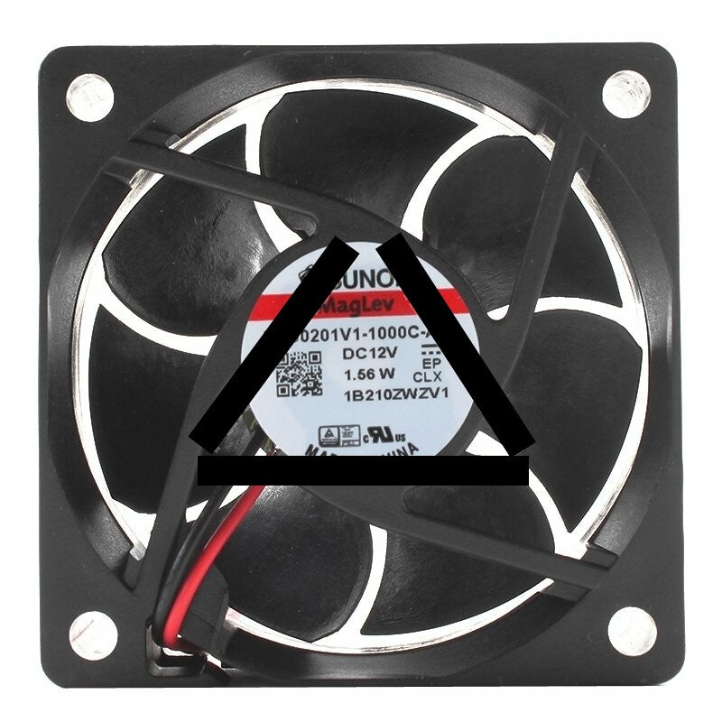 Sunon MF60201V1-1000C-A99 DC 12V 1.56W 2 Wires Axial Cooling Fan