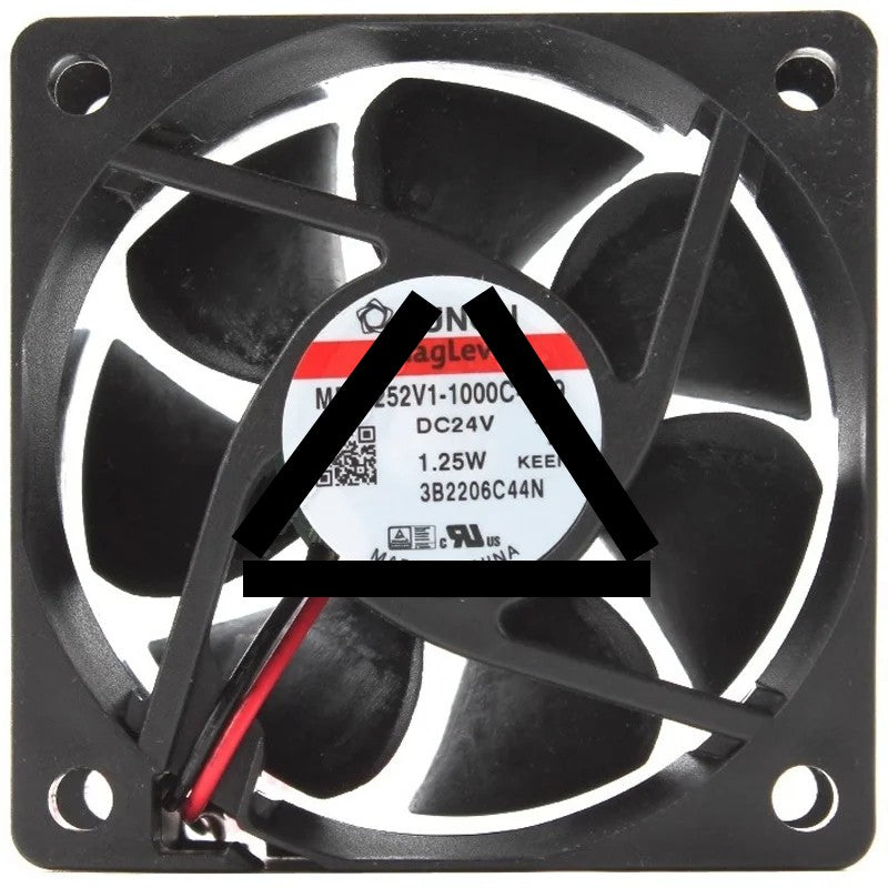 Sunon MF60252V1-1000C-A99 24V 1.25W 2 Wires Maglev Cooling Fan
