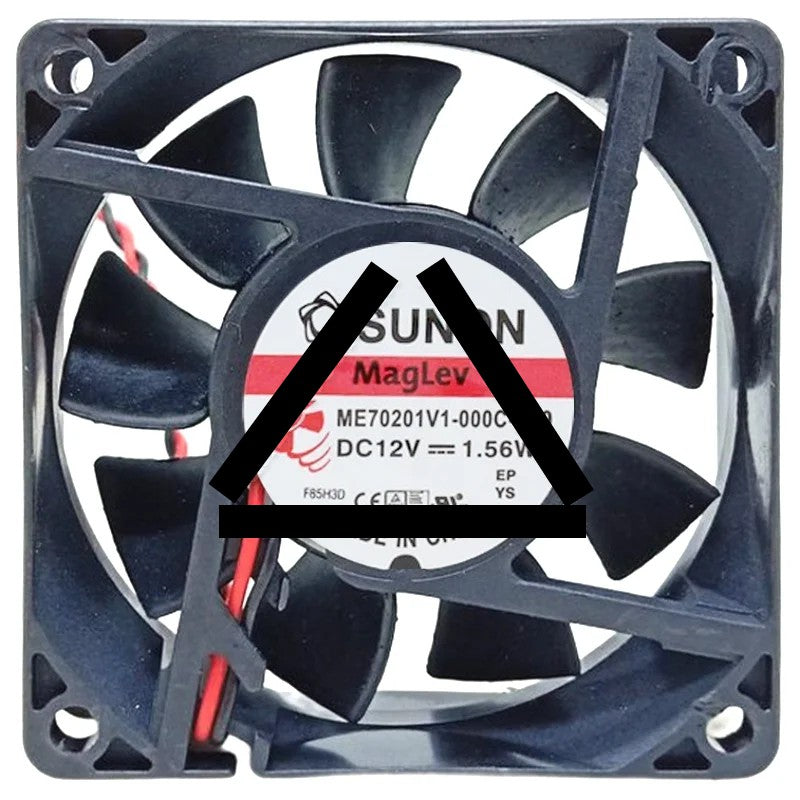 Sunon MF70201V1-000C-A99 DC 12V 1.56W 2 Wires Maglev Cooling Fan