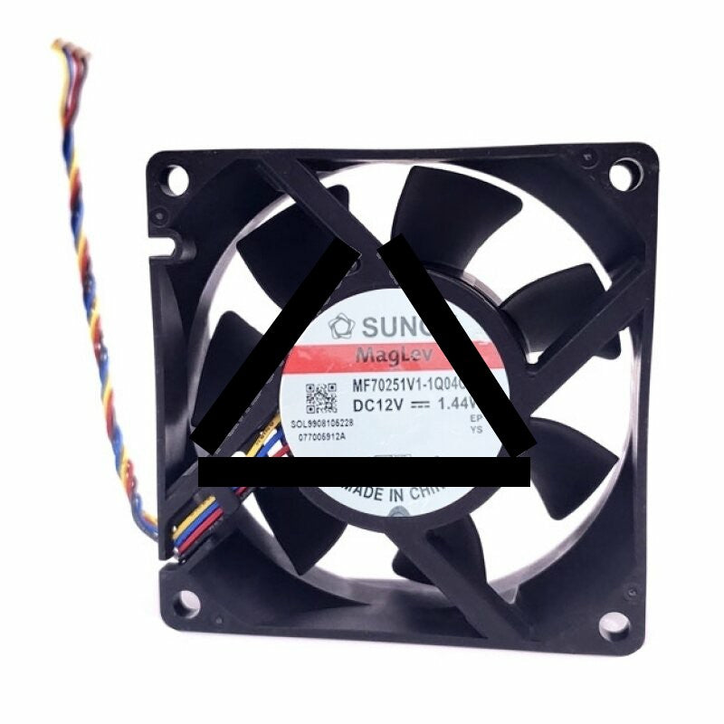 Sunon MF70251V1-1Q04C-S9A DC 12V 1.44W 2 Wires / 3 Wires / 4 Wires Axial Cooling Fan