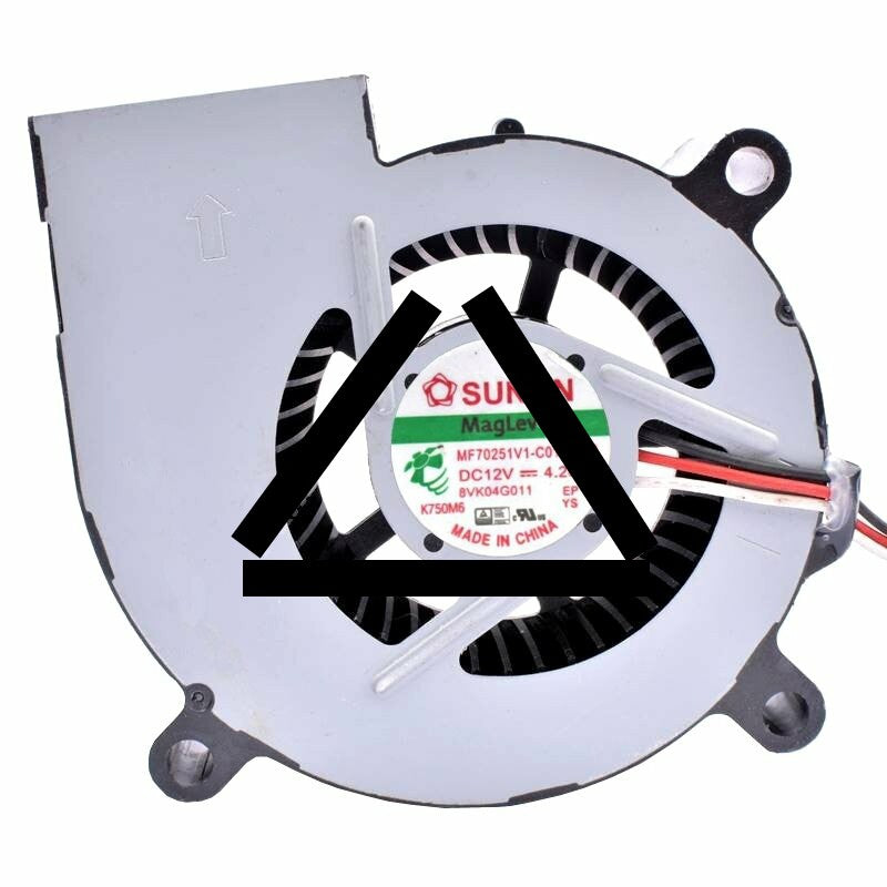Sunon MF70251V1-C010-G99 12V 4.26W 3 Wires Blower Fan