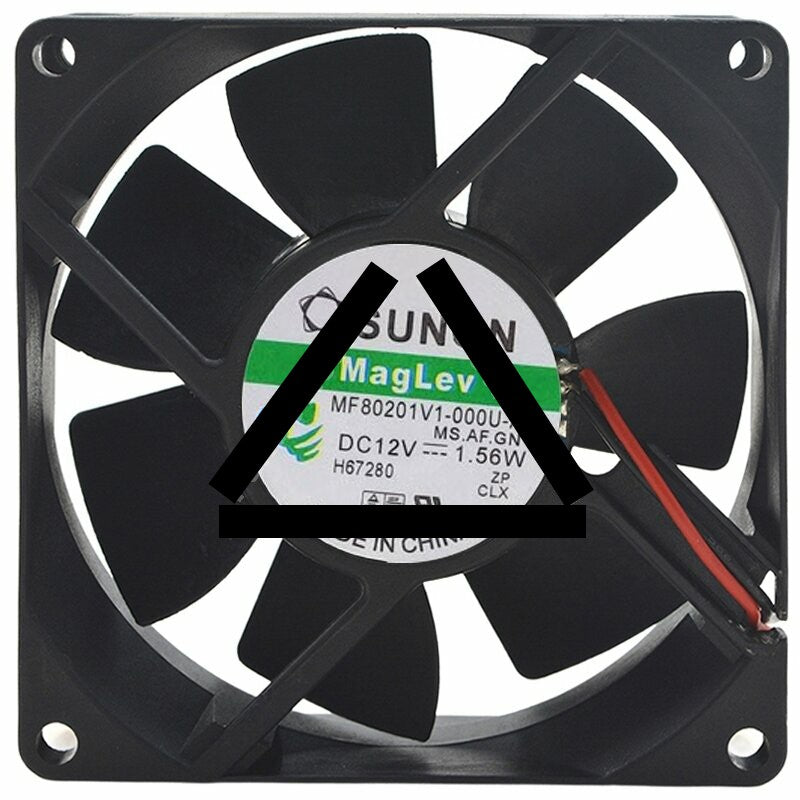 Sunon MF80201V1-000U-A99 12V 1.56W 2 Wires Cooling Fan