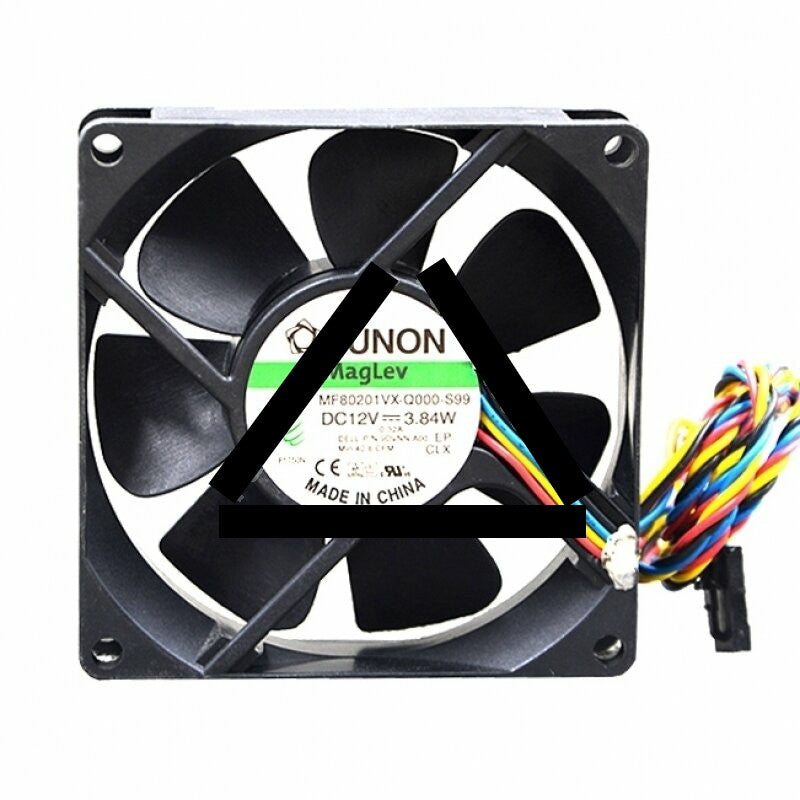 Sunon MF80201VX-Q000-S99 DC 12V 3.84W 2 Wires / 3 Wires / 4 Wires Axial Cooling Fan