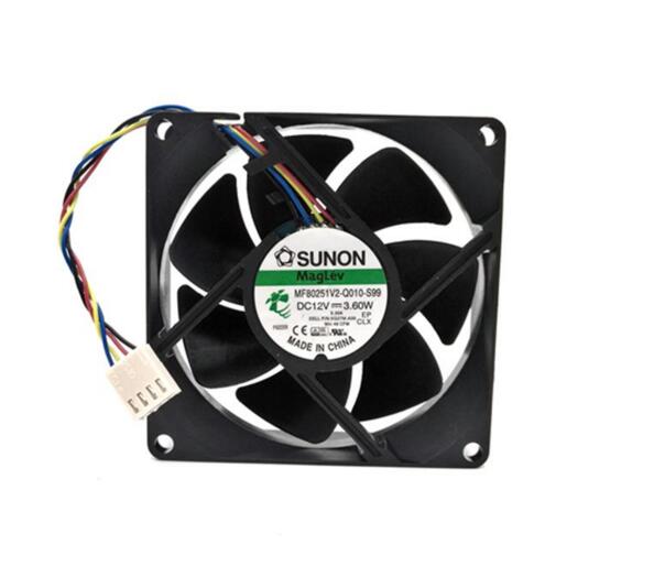 SUNON MF80251V2-Q010-S99 8025 12V 3.60W four-wire PWM chassis fan