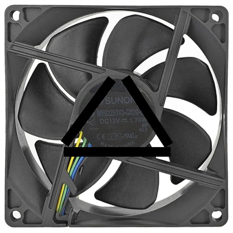 Sunon MF92251V3-Q020-Q99 DC 12V 1.74W 4 Wires Axial Cooling Fan