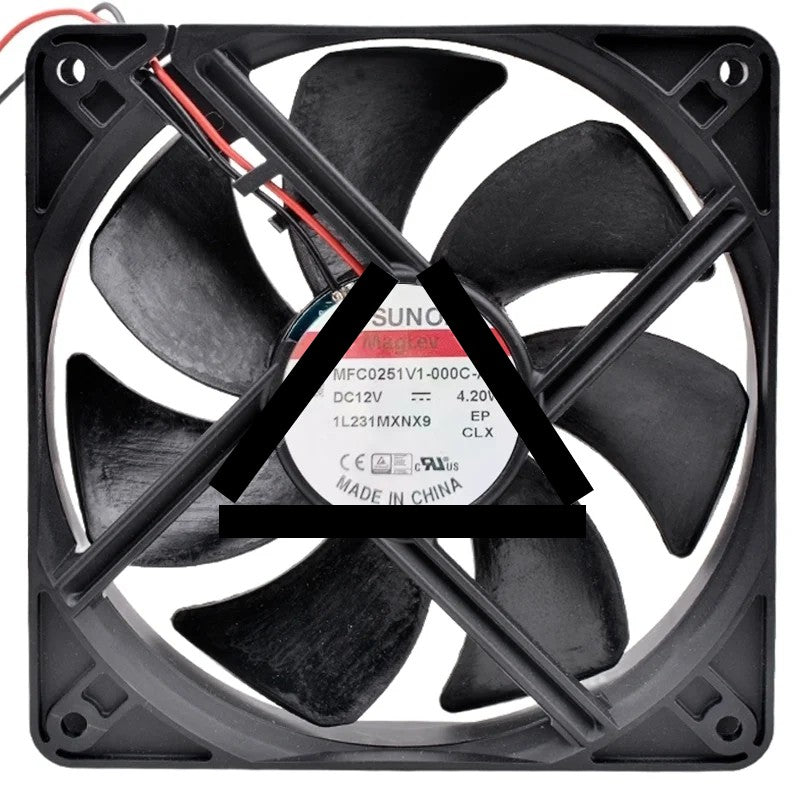 Sunon MFC0251V1-000C-A99 12V 4.20W 2 Wires Cooling Fan