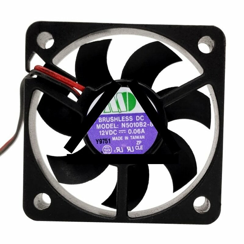 Sunon N5010B2-8 DC 12V 0.06A 2 Wires Axial Cooling Fan