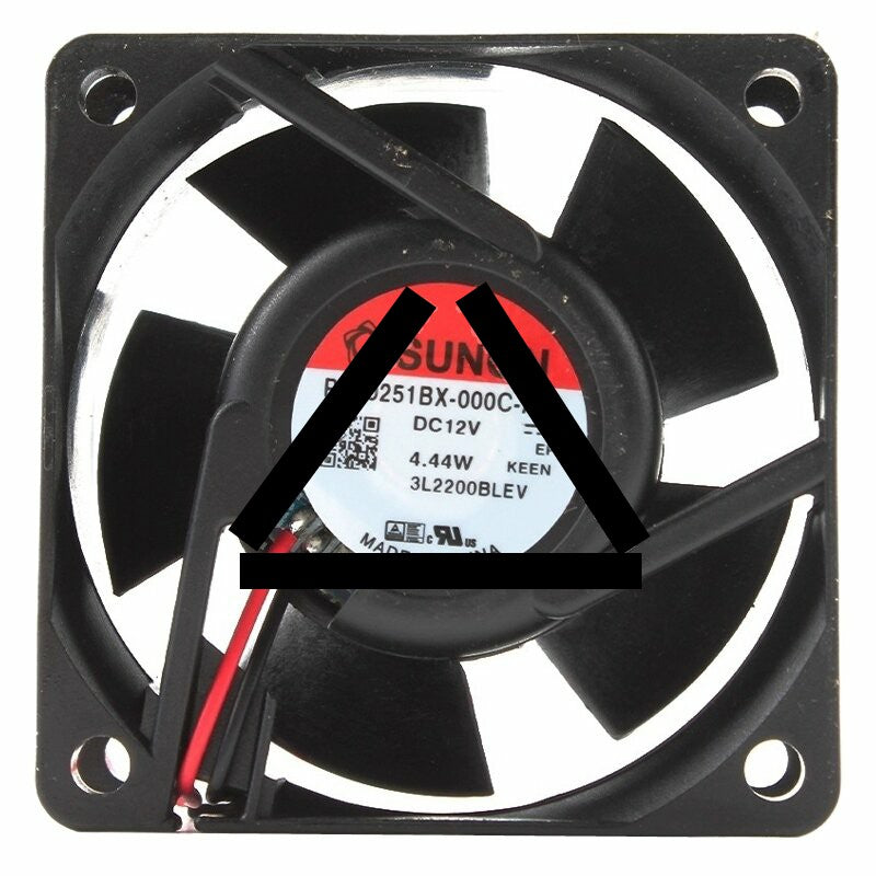 Sunon PE60251BX-000C-A99 DC 12V 4.44W 6025 Axial Cooling Fan