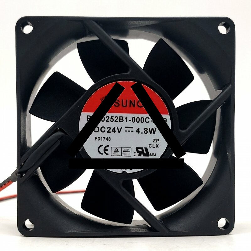 SUNON PE80252B1-000C-A99 DC 24V 4.80W 2 Wires Axial Cooling Fan