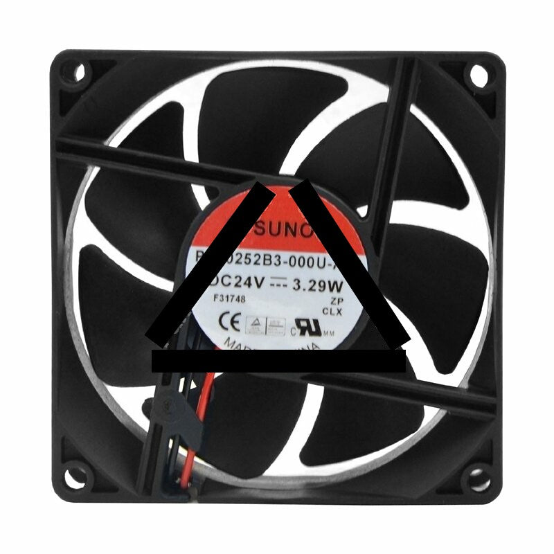 Sunon PE80252B3-000U-A99 DC 24V 3.29W 2 Wires Axial Cooling Fan