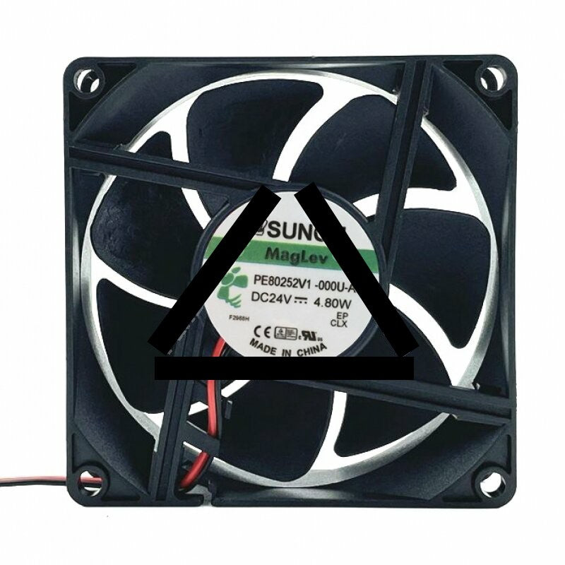 Sunon PE80252V1-000U-A99 DC 24V 4.80W 2 Wires Axial Cooling Fan