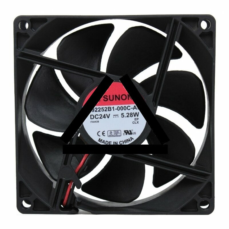 Sunon PE92252B1-000C-A99 DC 24V 5.28W 2 Wires Axial Cooling Fan
