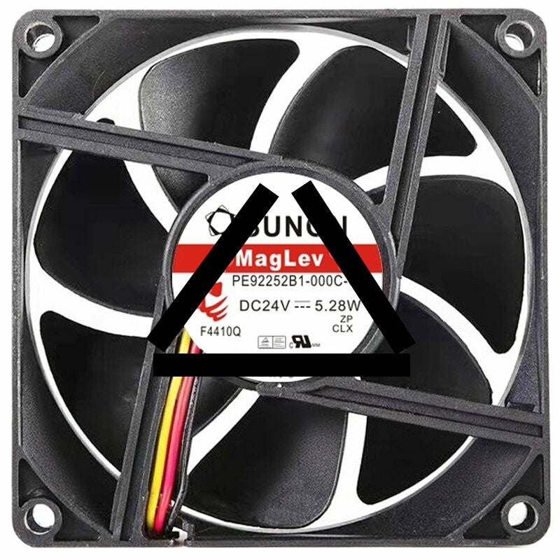 Sunon PE92252B1-000C-G99 DC 24V 5.28W 2 / 3 Wires Axial Fan