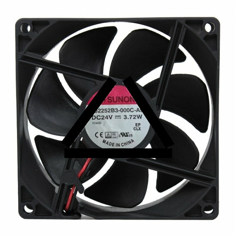 Sunon PE92252B3-000C-A99 DC 24V 3.72W 2 Wires Axial Cooling Fan