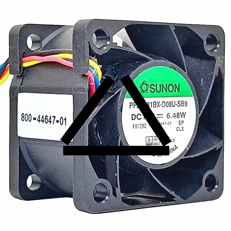 Sunon PF38281BX-D08U-SB9 DC 12V 6.48W 4 Wires PWM Axial Cooling Fan