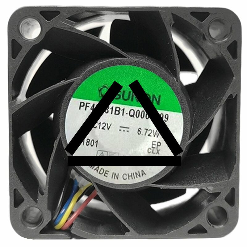 Sunon PF40281B1-Q000-S99 DC 12V 6.72W 4 Wires PWM Axial Cooling Fan