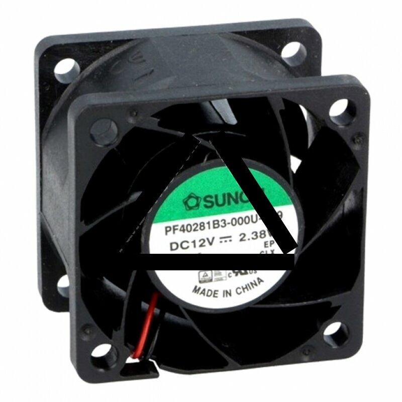 Sunon PF40281B3-000U-A99 DC 12V 2.38W 2 Wires Axial Cooling Fan