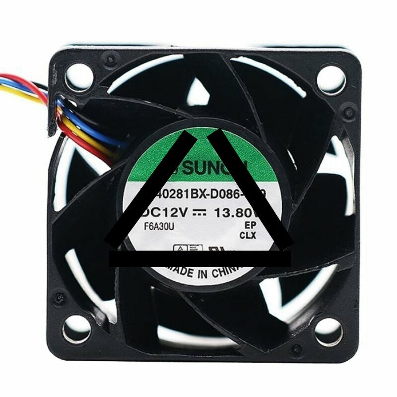 Sunon PF40281BX-D086-S99 DC 12V 13.80W 2 Wires / 3 Wires / 4 Wires Axial Cooling Fan