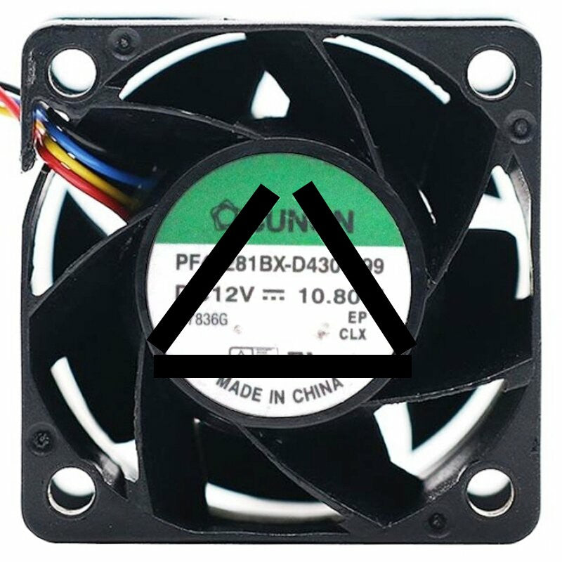 Sunon PF40281BX-D430-S99 DC 12V 10.80W 4 Wires Axial Cooling Fan