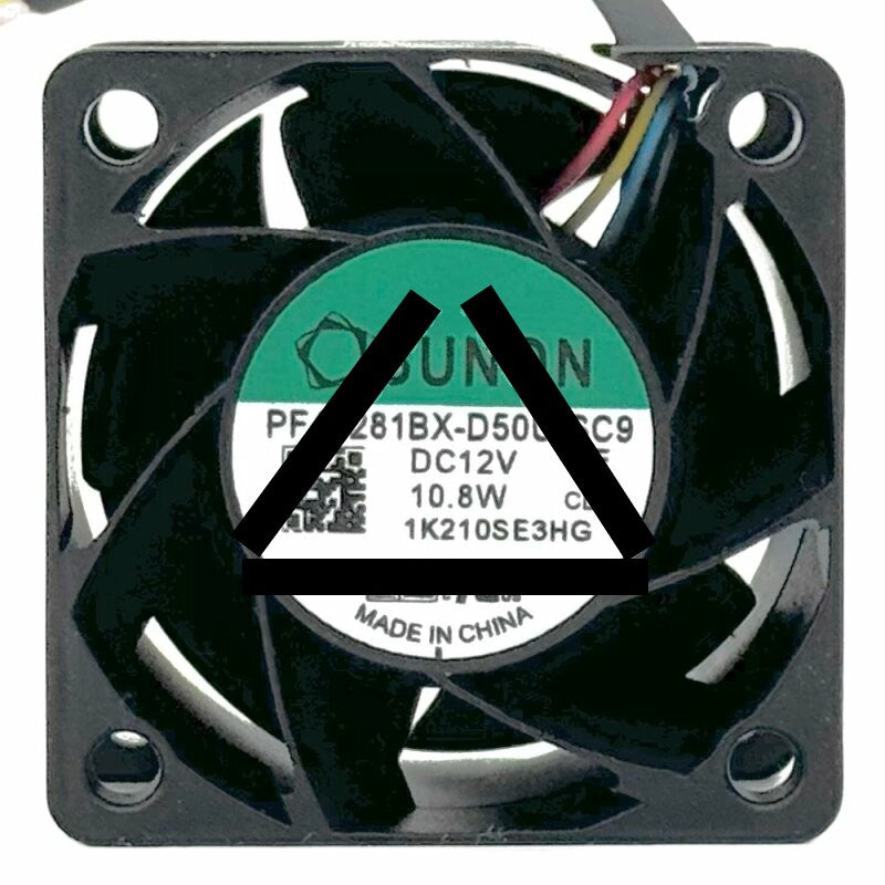 Sunon PF40281BX-D50U-SC9 DC 12V 10.8W 4 Wires Axial Cooling Fan