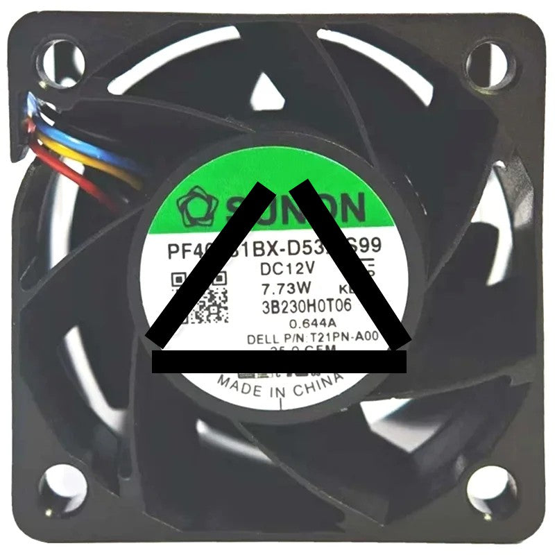 Sunon PF40281BX-D532-S99 DC 12V 7.73W 4 Wires Axial Cooling Fan