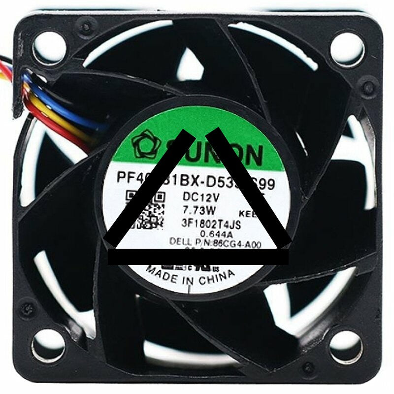 Sunon PF40281BX-D533-S99 12V 7.73W Axial Cooling Fan