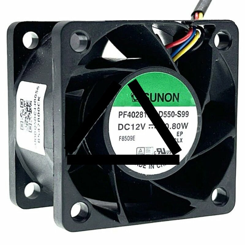 Sunon PF40281BX-D550-S99 DC 12V 10.8W 4 Wires Axial Cooling Fan