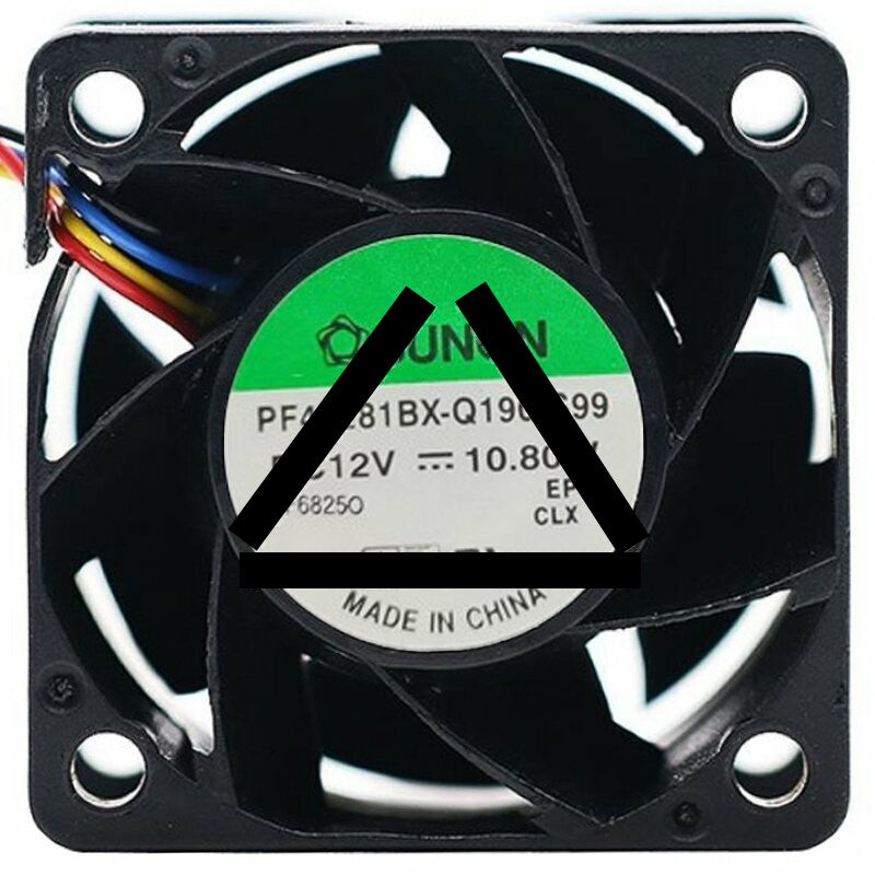 Sunon PF40281BX-Q190-S99 DC 12V 10.80W 4 Wires PWM Axial Cooling Fan